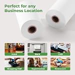 MUNBYN Thermal Paper Roll 2-1/4" x 50' ft, 50 Rolls BPA Free Receipt Paper, 2.25 x 50 ft Thermal Printer Paper Fits 58mm Mini Thermal POS Printer & Square Terminal Credit Card Machines