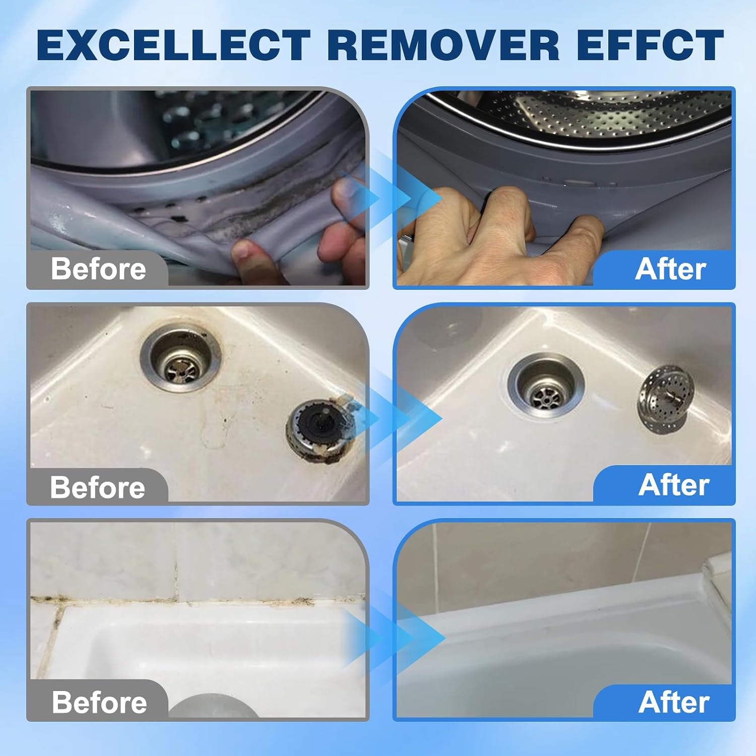 Home Stain Cleaner Gel, Home Remover Gel for Washing Machine, Refrigerator Strips, for Tiles Grout Sealant Home Kitchen Sinks Bathroom Cleaning Cleaning Grout Cleaner - 3.38 Fl oz