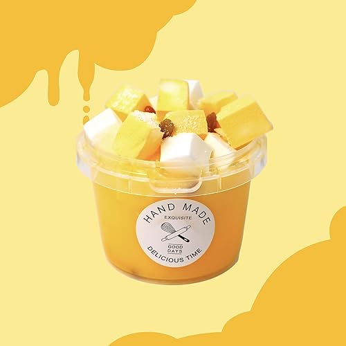 Miniatura 5 de SlimyWonders Slime de cristal de mango de 18 onzas, suave y no pegajoso, recuerdos de fiesta para niñas y niños, regalos de bricolaje, kit educativo