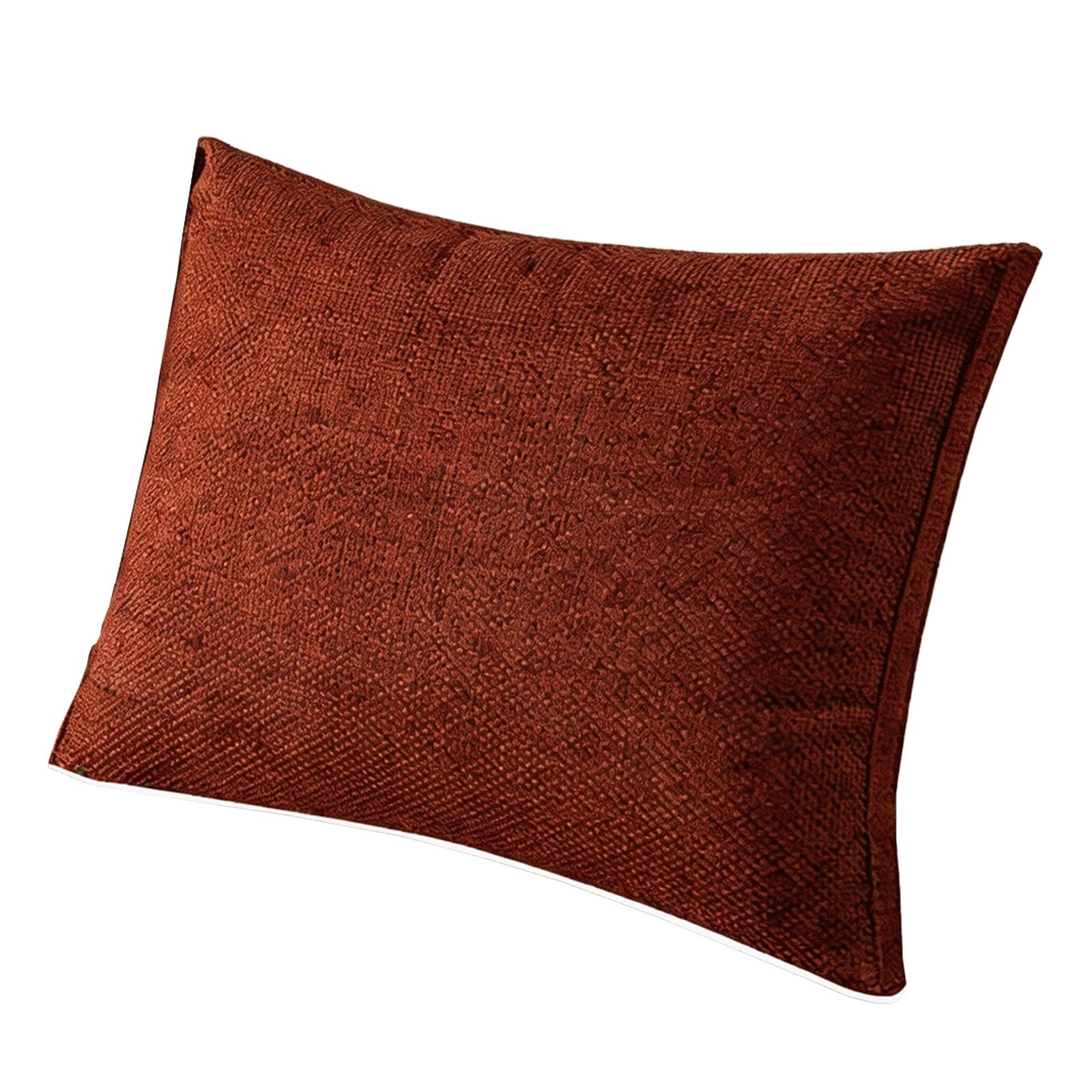 Grand coussin de soutien lombaire extra épais - Oreiller compensé haut de gamme rouge