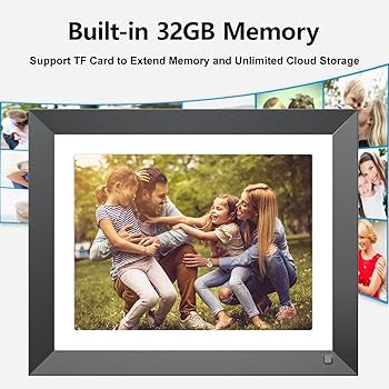 【新品未使用】Digital Photo Frame Amazon.com : FULLJA Dual-WiFi Digital Photo Frame - 11-inch