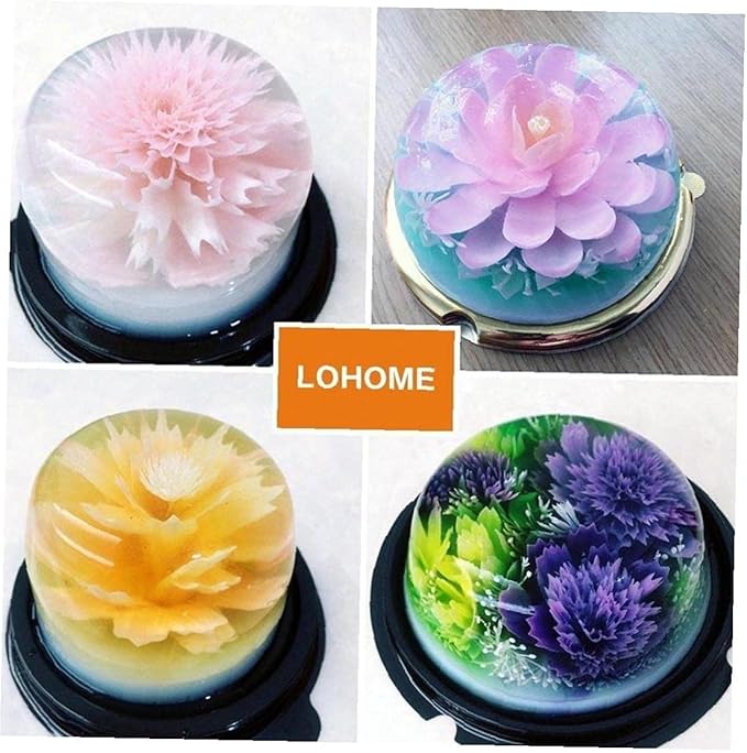 11 Piezas Boquilla de Jeringa de Acero Inoxidable para Gelatina Molde de Flores miniatura 7