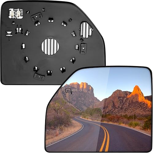 Miniatura 7 de LOIYLLEN Espejo lateral del pasajero de repuesto para Ford F150 F250 F350 F450 F550 2015 2016 2017 2018 2019 2020  Espejo de remolque superior,