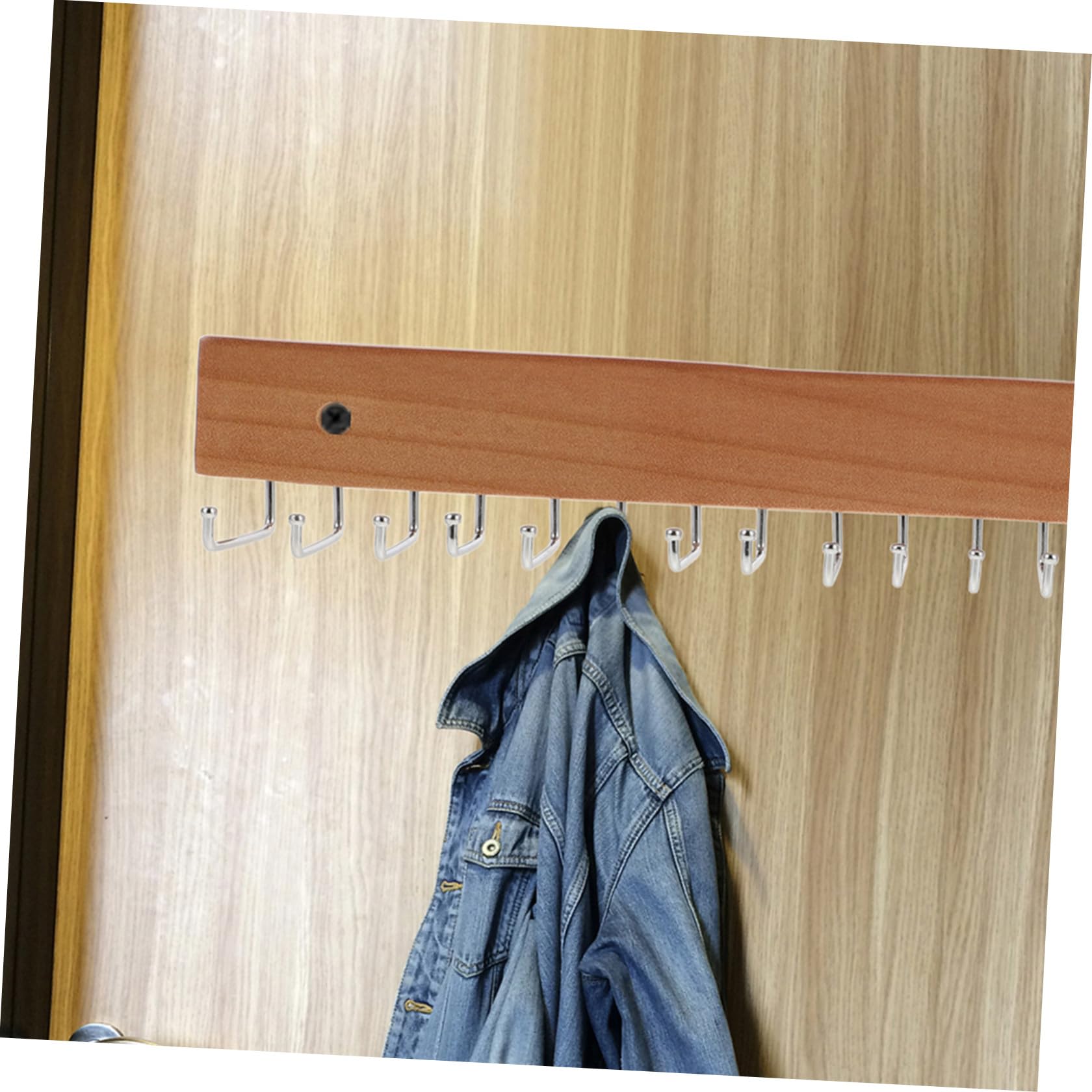 Porta Cravatte da Muro con Ganci Girevoli per Cinture e Cravatte Salvaspazio e Facile da Installare per Organizzare Ingresso o Armadio