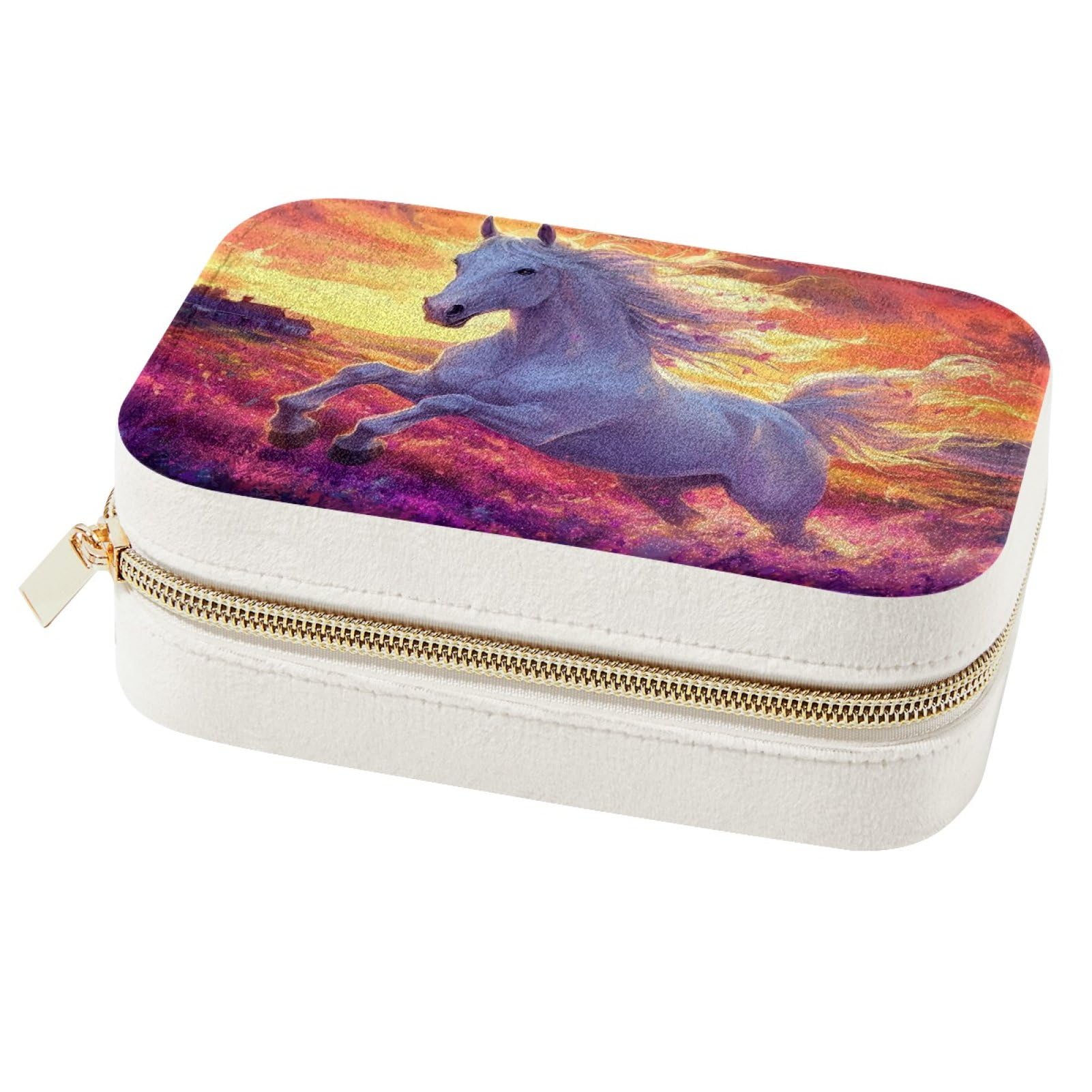 Boîte à bijoux portable colorée et compartimentée pour vos bagues