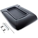 EcoAuto Center Console Lid Replacement Kit for 99-07 Silverado, Avalanche, Suburban, Sierra, Yukon - Replaces OEM 19127364, 19127365, 19127366 (Dark Gray)