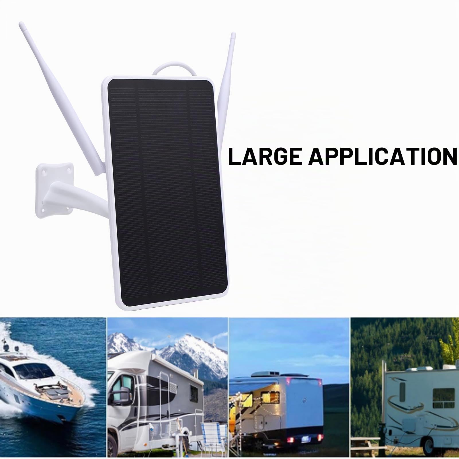 Routeur Moderne 4G Solar à énergie Solaire 6W, Répéteur de Routeur Solaire WiFi sans Fil avec Fente de Carte SIM, Hotspot Mobile à L'épreuve de l'eau IP66, pour Extérieur (Version de l'UE)
