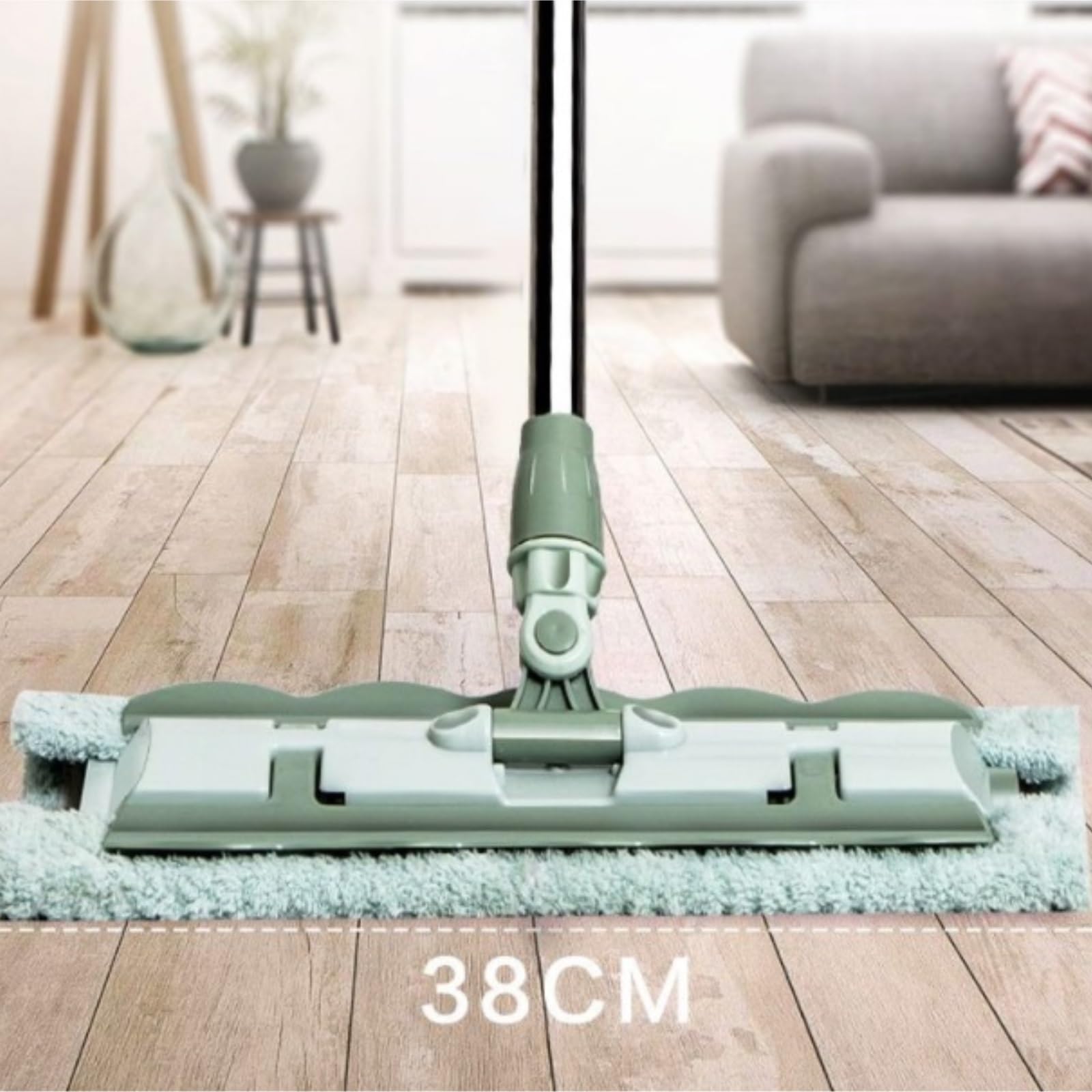 Fregona Mopa Limpieza Profesional con Fregona para Suelos De Madera, Laminados Y Baldosas con Mango Telescópico De Acero Inoxidable Mopas De Limpieza Suelos(Pink)