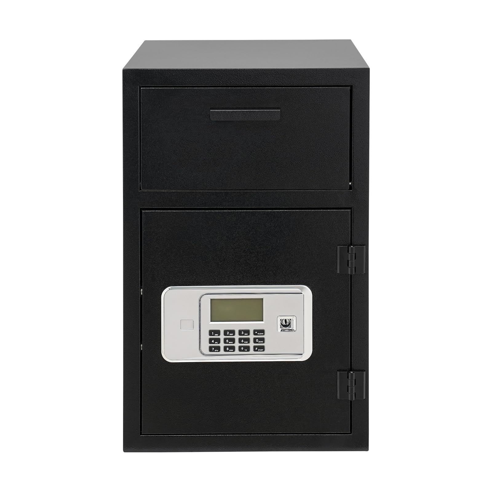 Coffre-fort avec fente de dépôt, coffre-fort avec clavier numérique et clés, coffre-fort pour bijoux, argent liquide, documents postaux