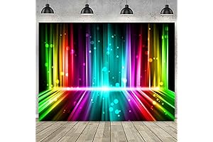 Sensfun Let's Glow Dance Party Backdrop