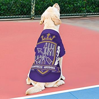 Amazon | サンフレッチェ広島 犬服 Tシャツ 春夏秋 脱毛保護