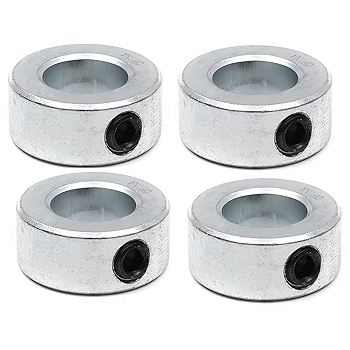 3/4” 固体钢轴夹套 (4件装) - 机械和工业用途适用