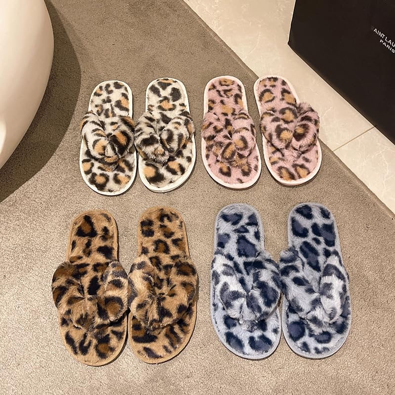 Women's Classy Bedroom Comfort Slippers Slide Shoes, Indoor, Outdoor,Spa, Warm Plush Flip-flops2