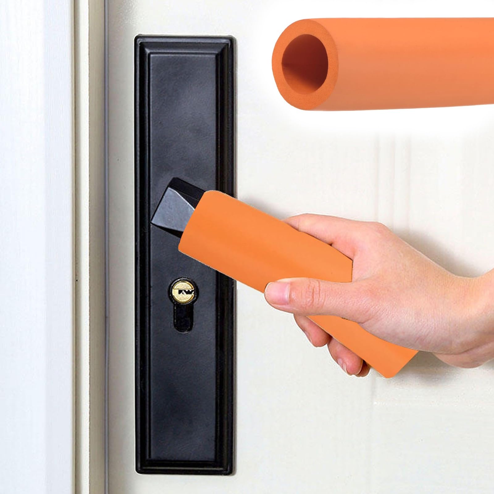 Tubo in gommapiuma, 95cm Schiuma Tubi, ID 18 22 25 28 32 mm Gomma Isolamento Tubo Rivestimento, Maniglia Impugnatura Protezione, Tubolare In Schiuma per Palestra Attrezzatura Rame Tubo(Nero,32mmx5mmx9