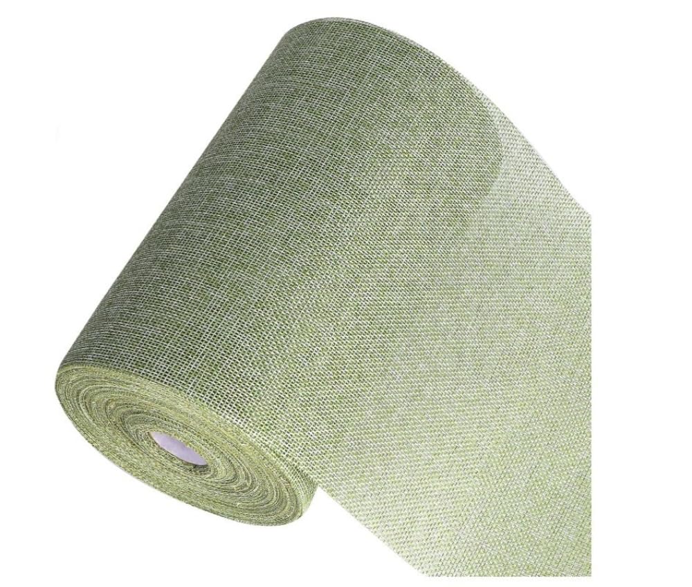 Tischläufer-Rolle Tischläufer Dekoratives Tischband Tischdeko aus Polyester | 20cmx25m,Tischdecke für Hochzeiten Einschulung Kommunion Taufe Geburtstage Jugendweihe und Party,2 Stück,Grün