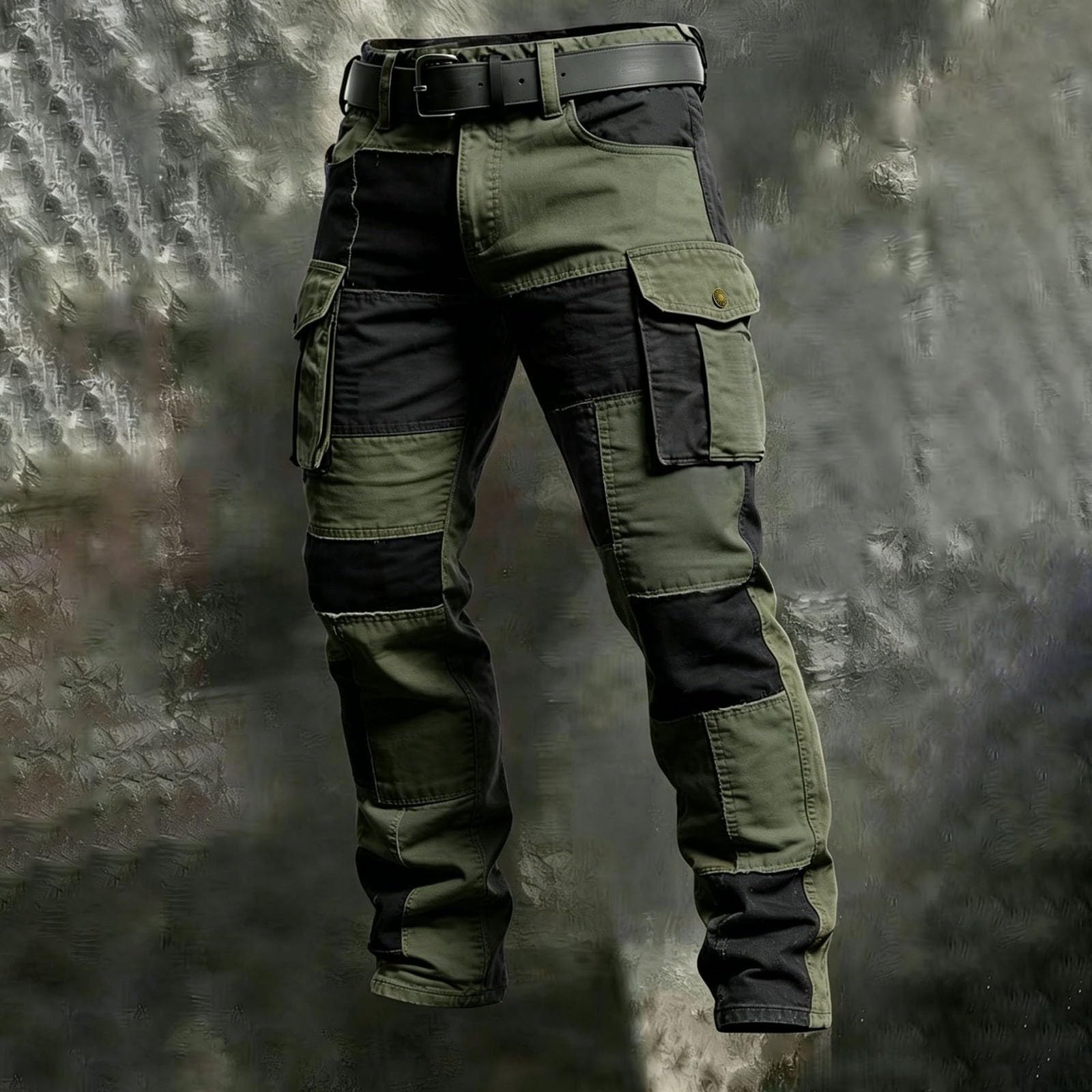 Pantaloni cargo da uomo, lunghi da lavoro, comodi pantaloni per il tempo