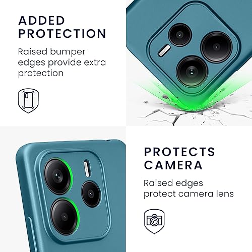 Vista 650 de kwmobile Funda compatible con Xiaomi Redmi Note 11 / Note 11S - Funda protectora de silicona TPU suave y delgada - Azul Báltico Azul (Baltic Blue)