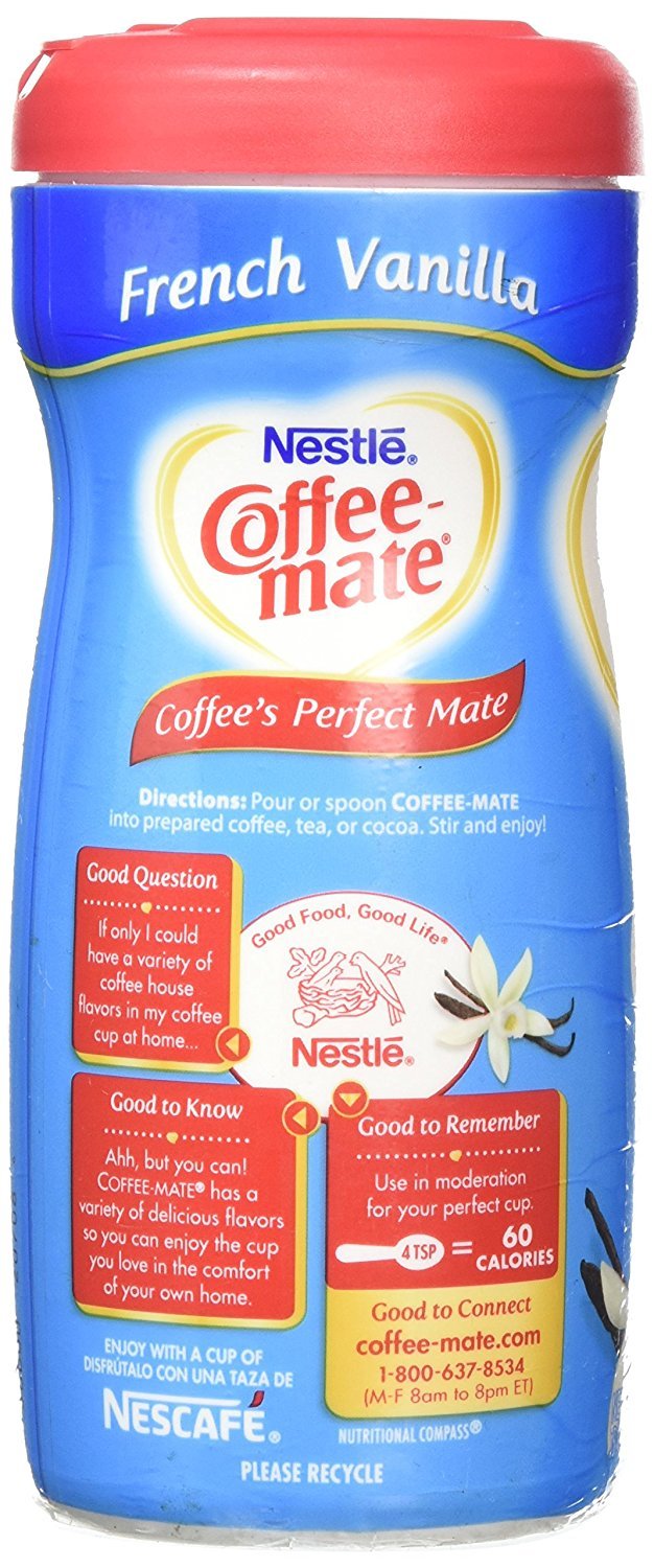 Nestle Coffee-Mate French Vanille (425 g) - Lot de 2