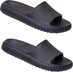 Chinelo Nuvem Ortopédico Macio Feminino Masculino Leve (41/42, Preto)