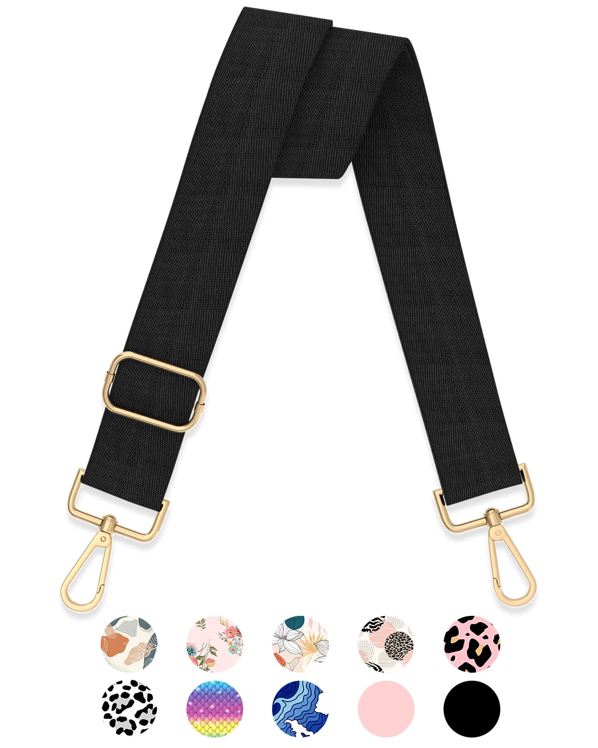 Wide Shoulder Strap Purse Strap Adjustable Replacement Crossbody Handbag Extender Bag Belt
