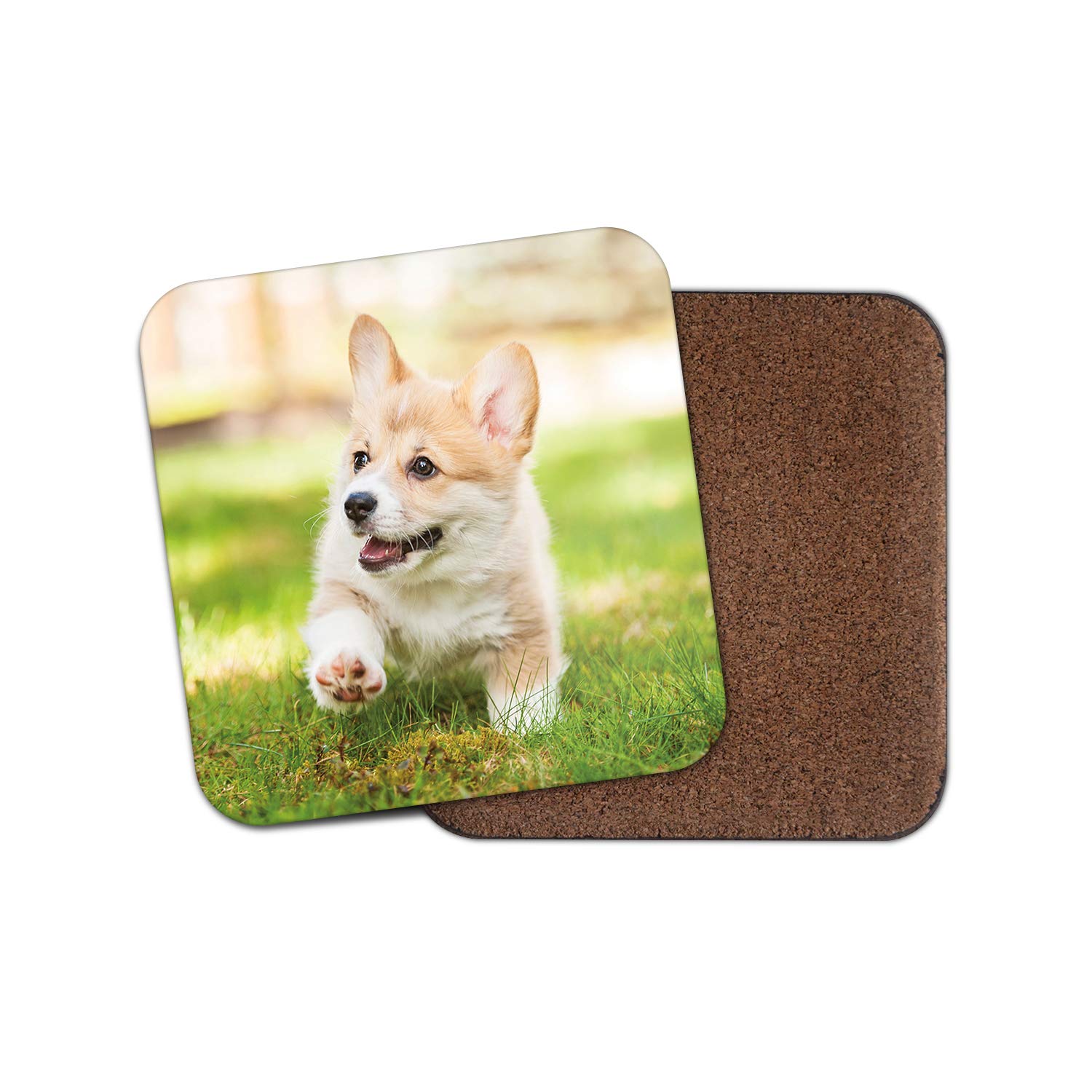 Lot 4 Sous-verres En Feutre Fait Main - Chiens Corgi, Scottie, Dalmatien