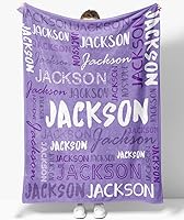 Vista 51 de OLIVE OLIVIA Mantas personalizadas para niños con nombres, mantas personalizadas con nombre para adultos, manta personalizada, regalo para Nombre