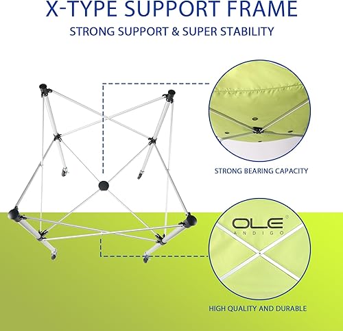 Miniatura 3 de Carrito de pelota, carrito de pelota de voleibol con ruedas 26 bolas, carrito de bolas portátil, almacenamiento de bolas, carrito plegable de equipo