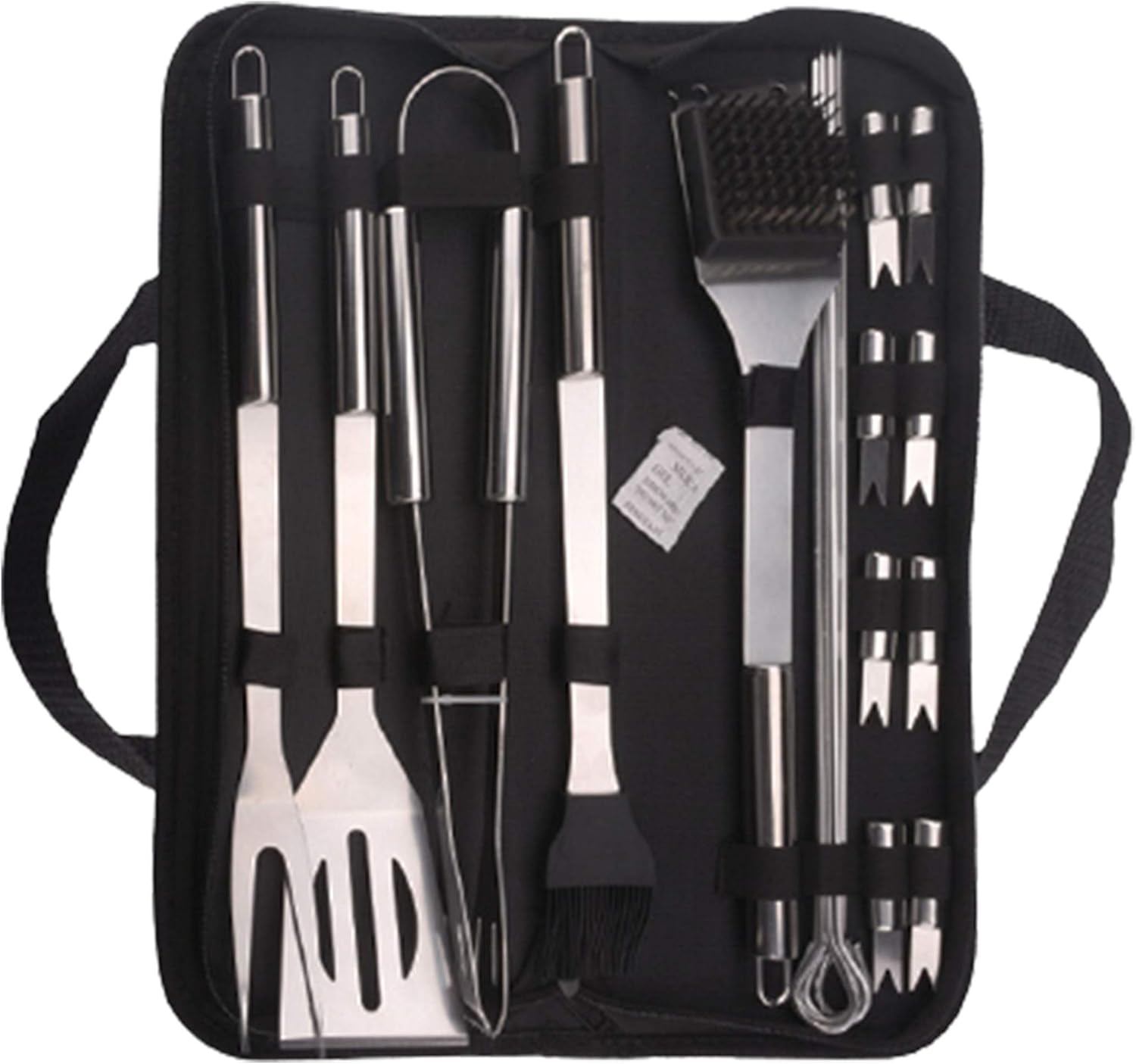 20Pcs BBQ Accessories Stainless Steel Barbecue Tools Set, BBQ Grill