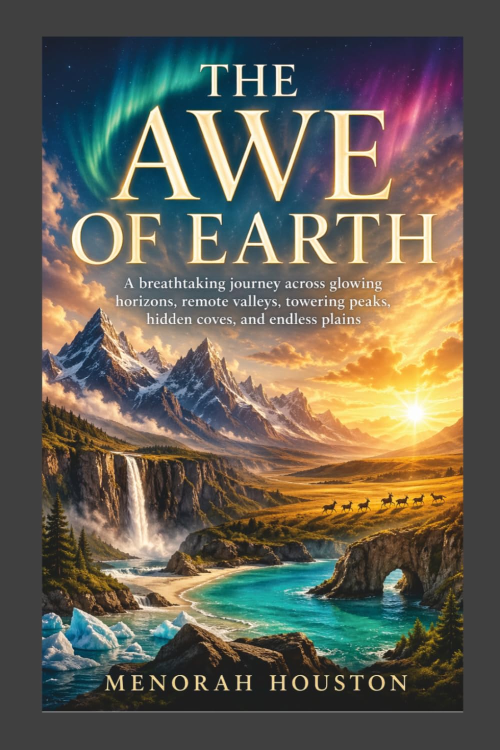 The Awe of Earth: A breathtaking journey across glowing horizons, remote valleys, towering peaks, hidden coves, and endless plains