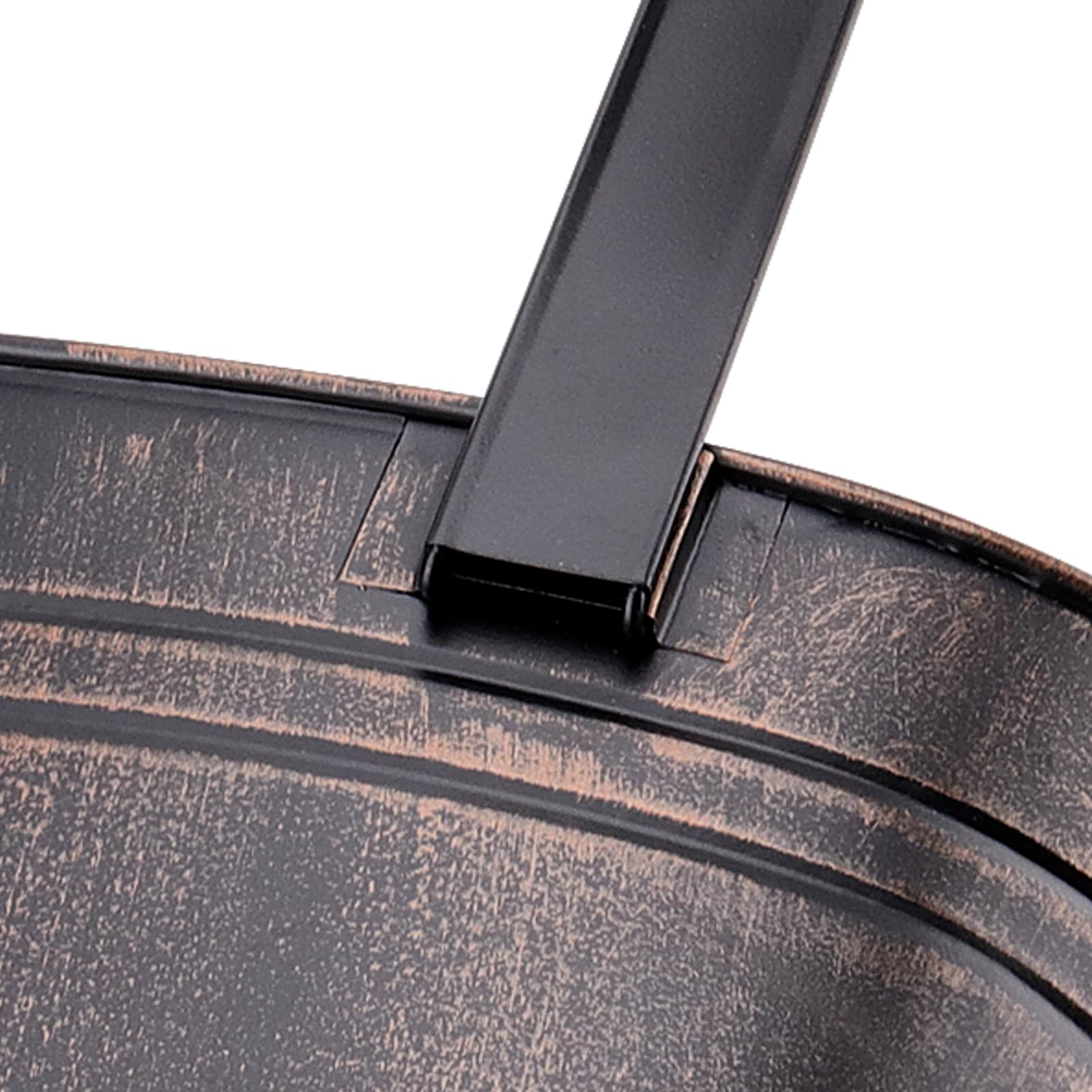 Juego de 3 macetas Colgantes de Metal, macetas Colgantes para balcón, macetas Colgantes con Ganchos para Exterior e Interior, balcón, decoración de jardín, Valla
