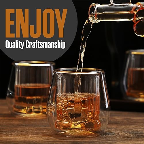 Miniatura 7 de Houseables Decantador de pistola, pistola de licor, juego de decantador de tequila, escopeta de alcohol, regalos para hombres, beber, soporte para