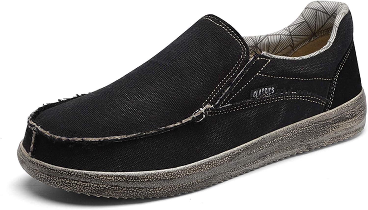 Buy SONLLEIVOO Men's Slip On Deck Shoes