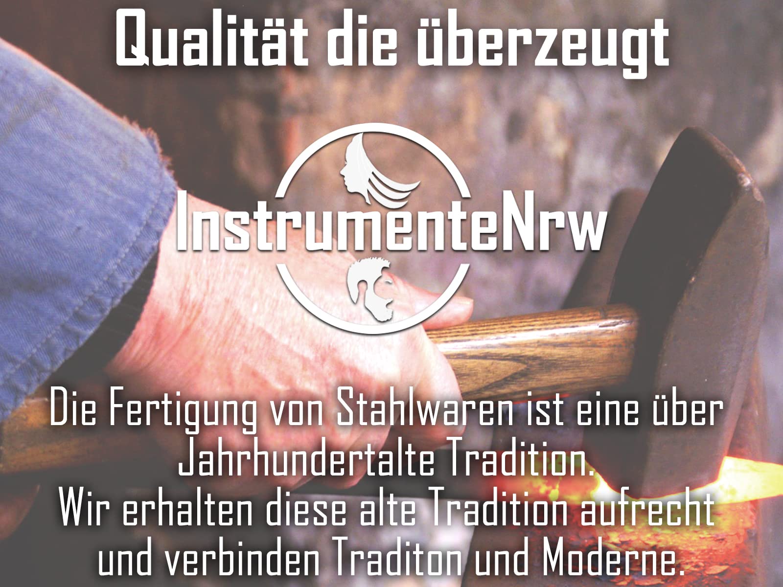 Solinger Nassrasur Rasiermesser 5/8 Zoll mit Echten Oliven-Holzgriff | Solingen Made in Germany Premium Bartmesser mit extra scharf geschliffene Rasierklinge zur optimalen klassischen Bartpflege