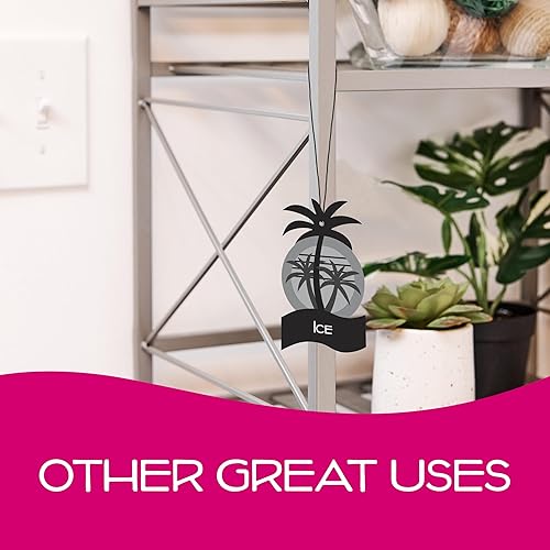 Vista 7 de California Scents Ambientador para coche Palms Ice Paper (6 x 4 unidades)