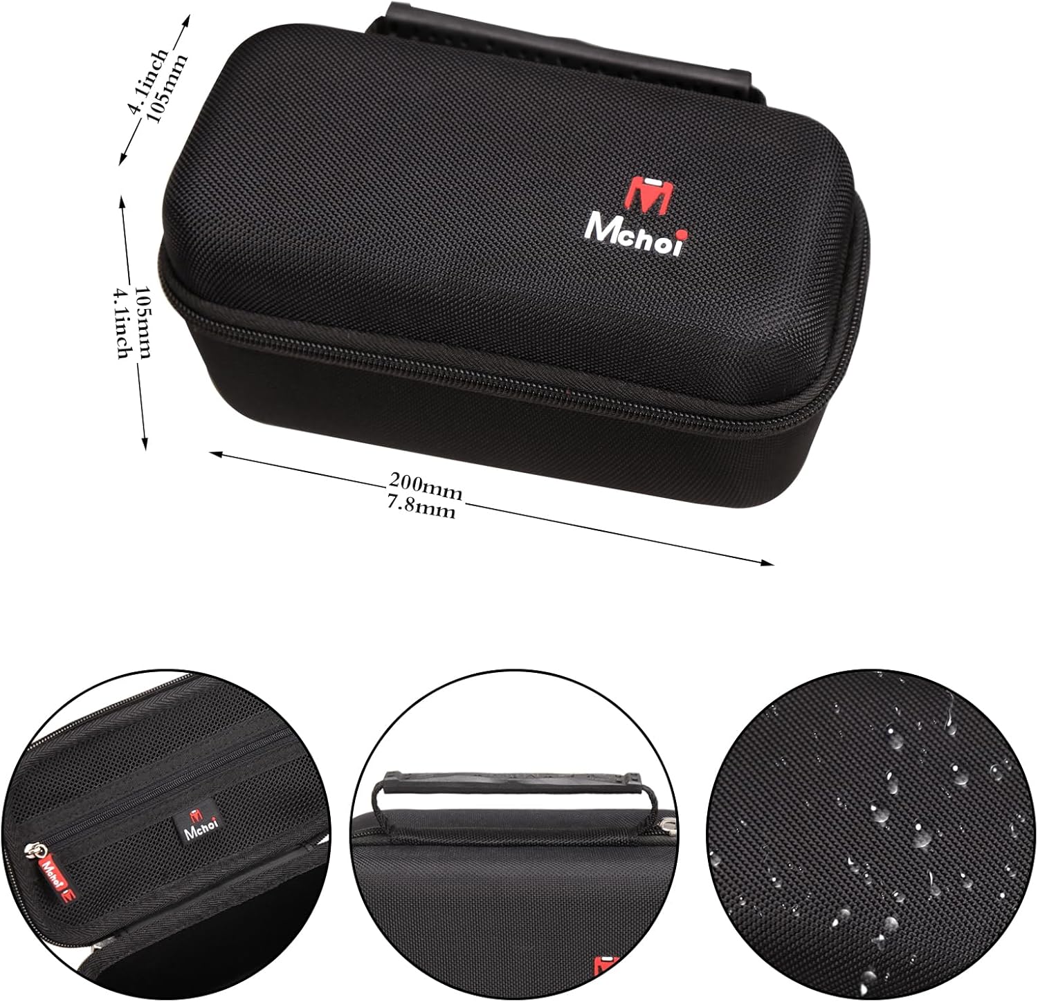 Mchoi Hard Protective Case Suitable for Hafuloky Tire Inflator Portable Air Compressor 180PSI & 20000mAh, Case Only - Image 8