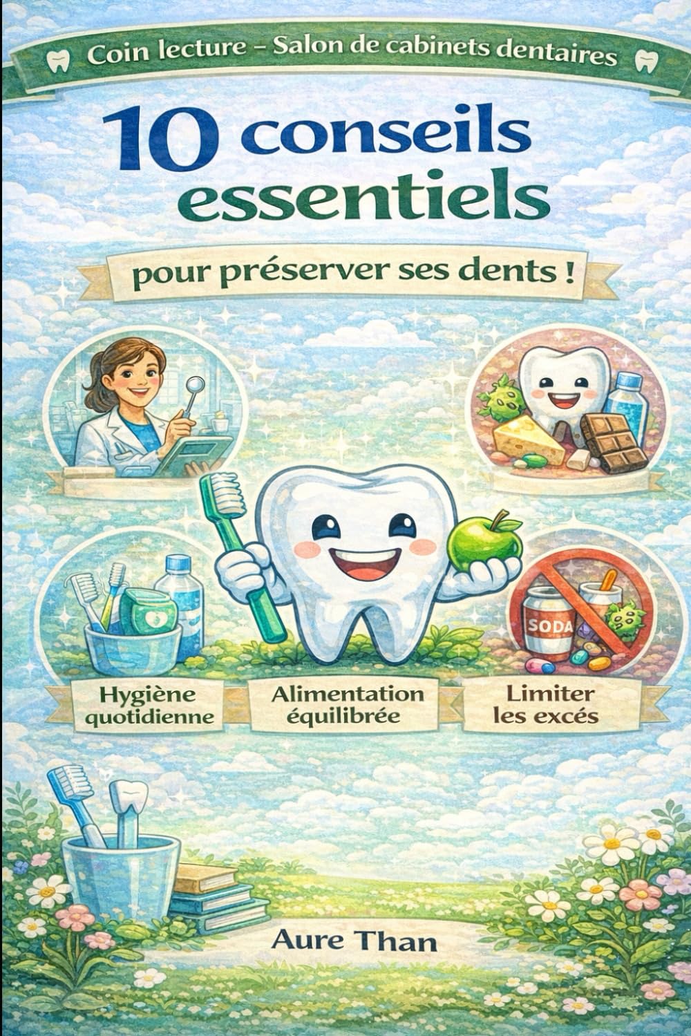 Coin lecture – Cabinet dentaire : 10 conseils essentiels pour préserver ses dents (Mon coin lecture de salon)