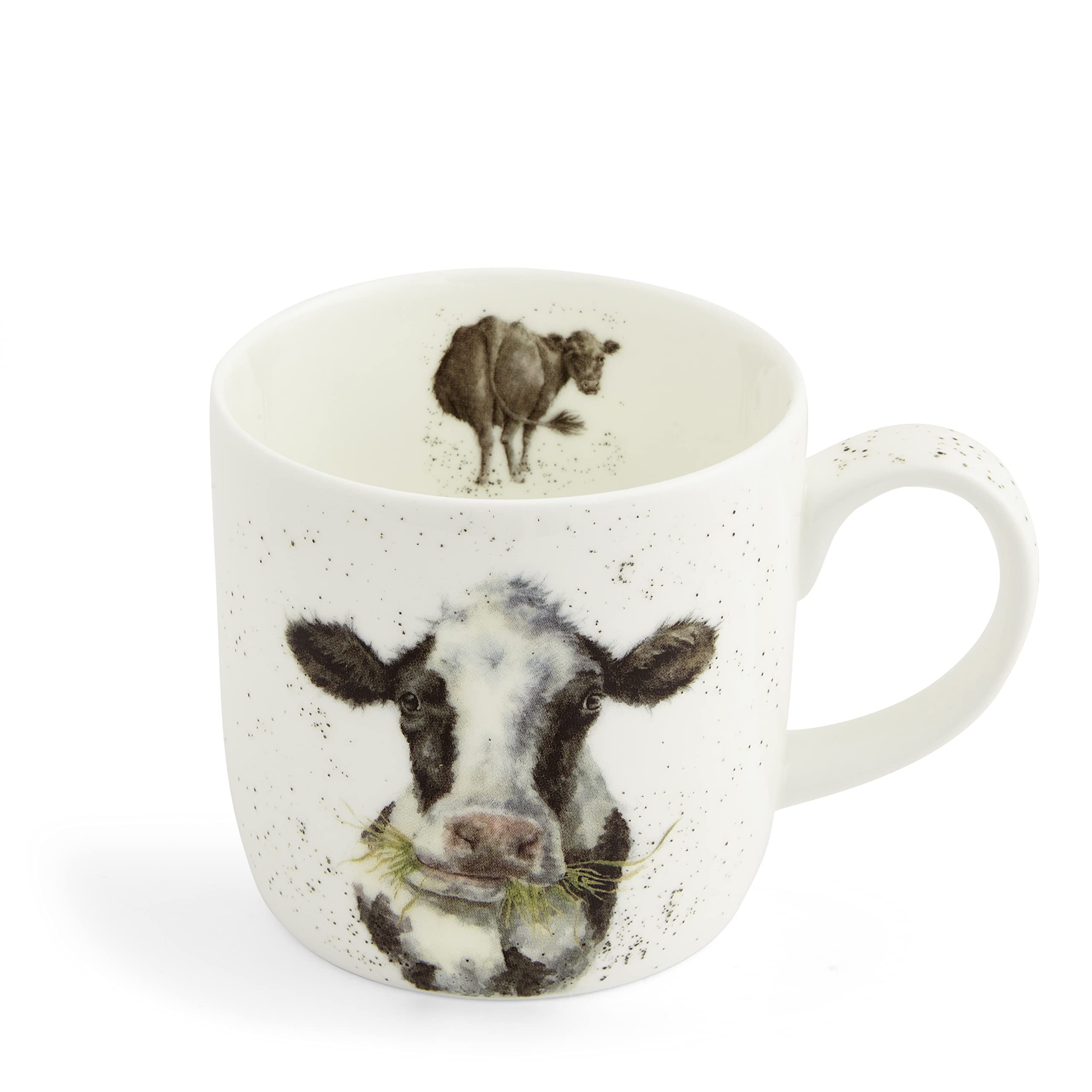 Royal Worcester Multi Coloured Mooo (Cow) Mug