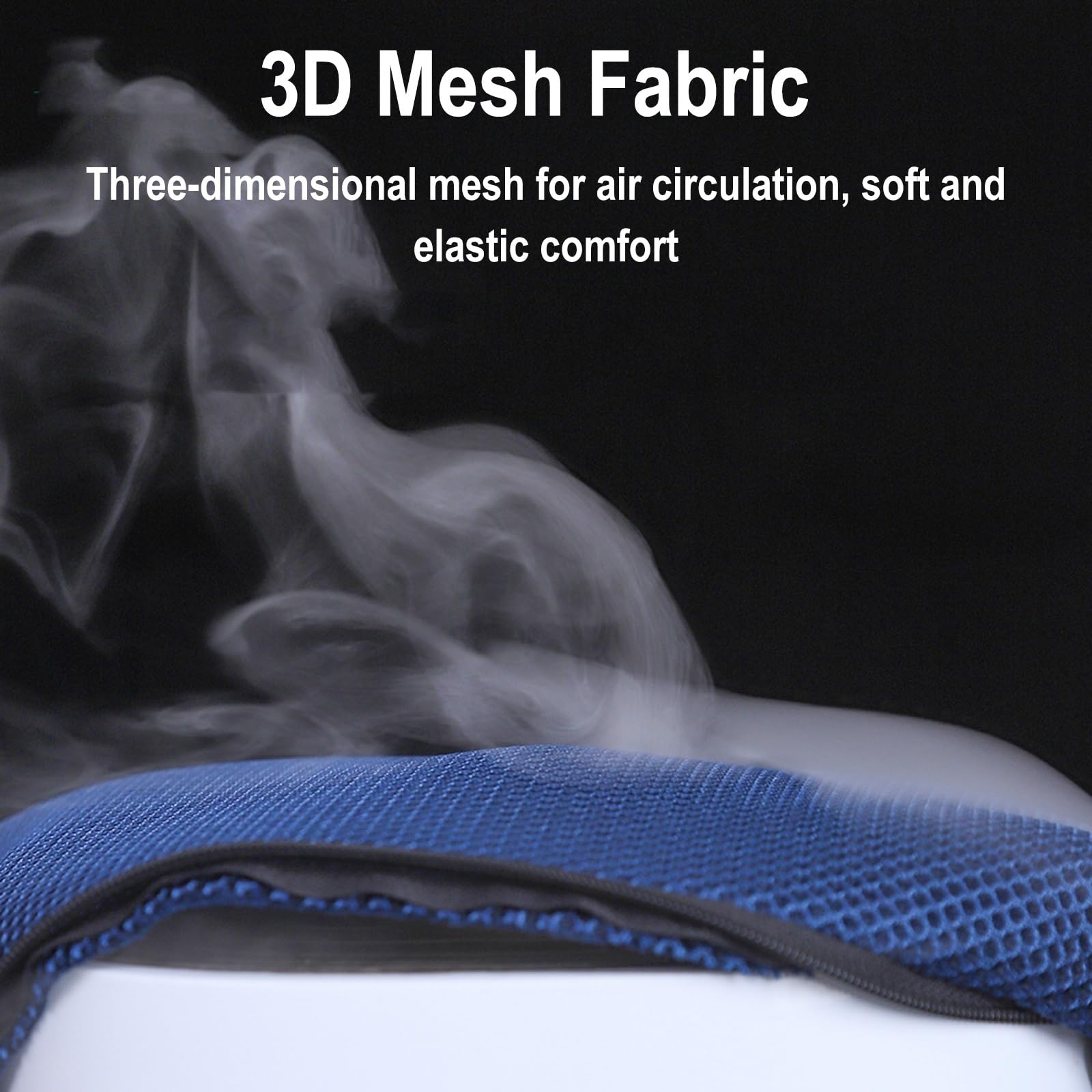 Cojín Triple Antideslizante For Asiento De Silla De Ruedas, Cojín Antiescaras For Silla De Ruedas, Comodidad Elástica Suave Que Puede Aliviar El Dolor Lumbar O El Nervio Ciático Y El Dolor De Coxis.