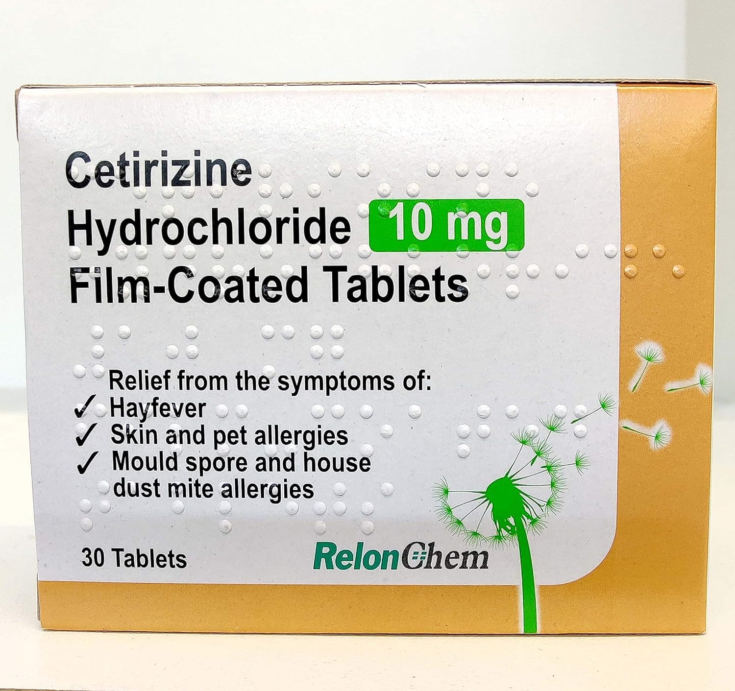 Hayfever & Allergy Relief One a Day Tablets Cetirizine 10mg X 30 GSL
