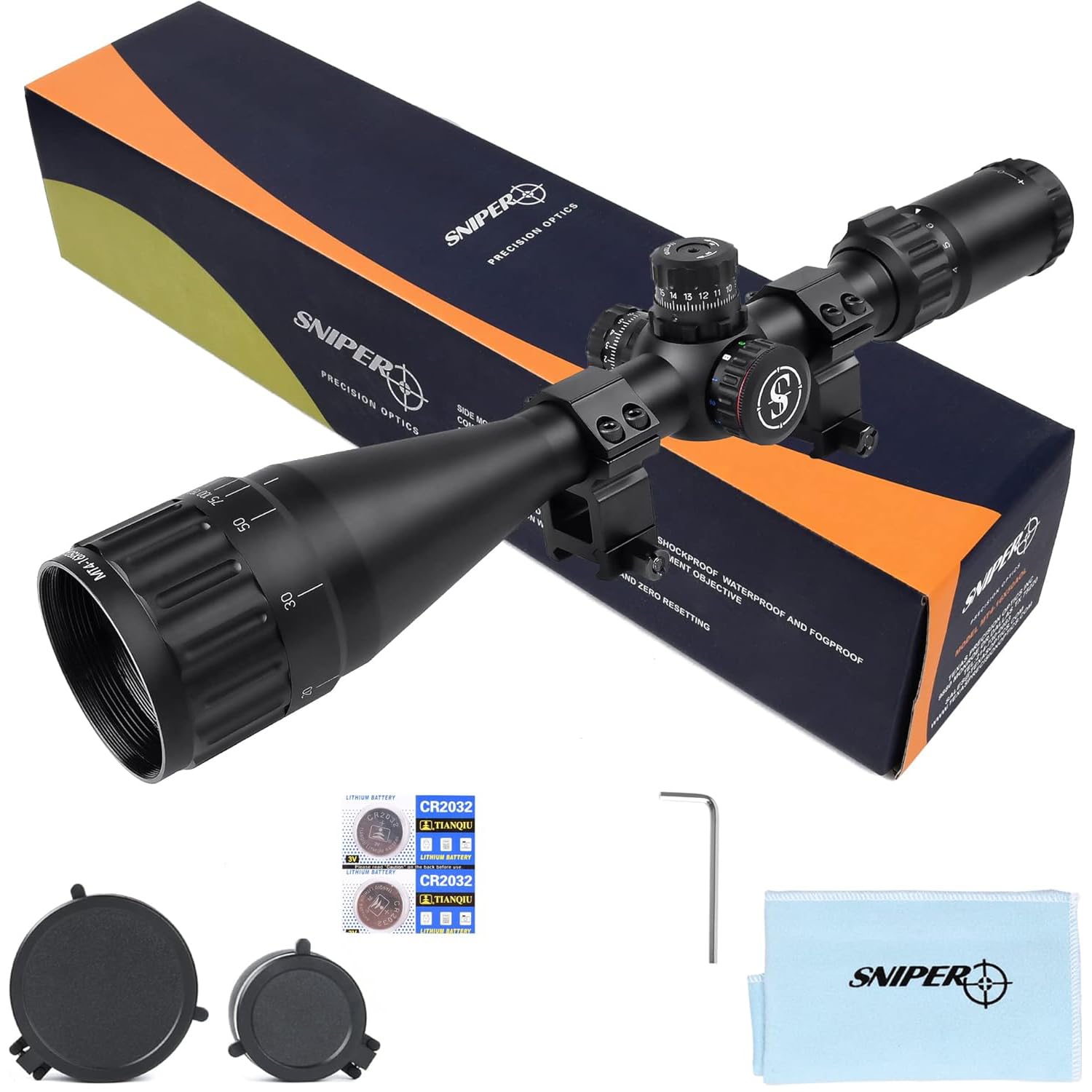 Amazon.co.jp: SNIPER MT 4-16X50 AOL Hunting Rifle Scope/Red