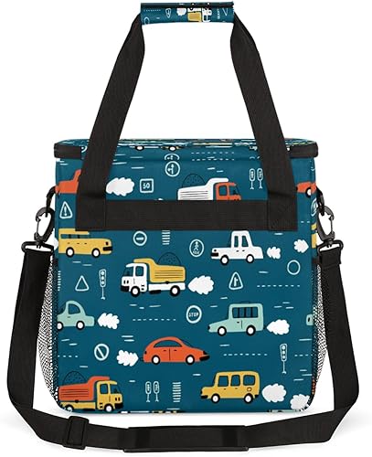 Miniatura 5 de Bolsa de café de dibujos animados para automóvil, bolsa de transporte de camiones de dibujos animados, bolsa de almacenamiento compatible con Keurig
