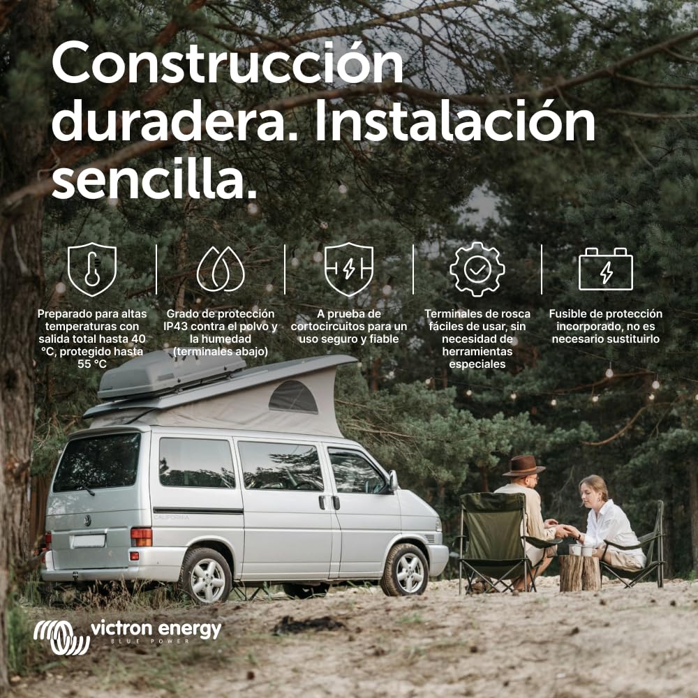 Victron Energy Orion-TR Smart 12/48-Voltios 8 amperios 380-Vatios Cargador CC/CC Aislado (Bluetooth)