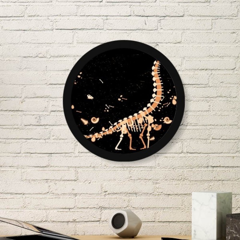 Stickers muraux herbe dinosaur bones grand cadre photo art