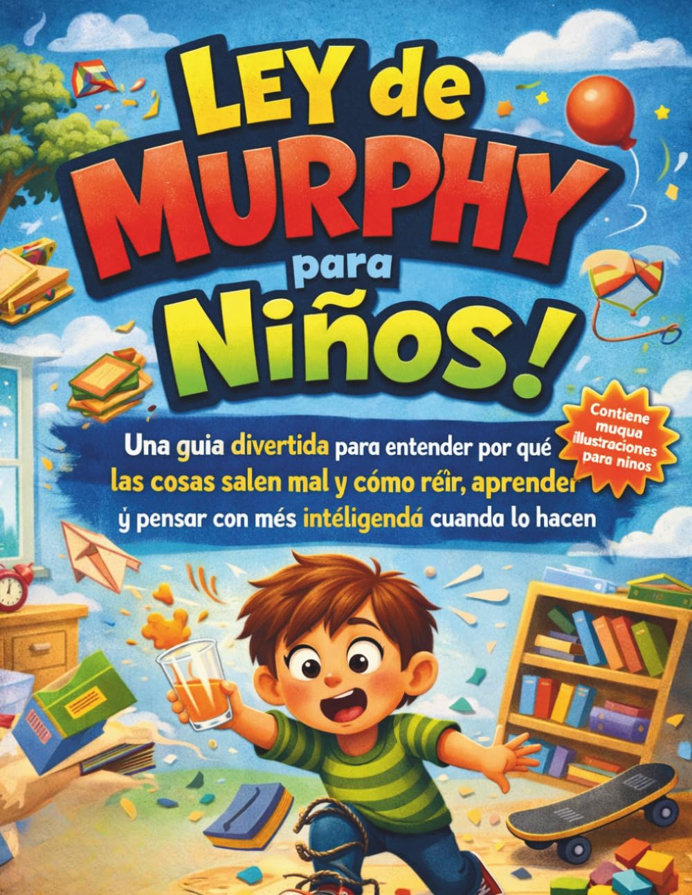 Ley de Murphy para Niños: Una guía divertida para entender por qué las cosas salen mal y cómo reír, aprender y pensar con más inteligencia cuando lo hacen