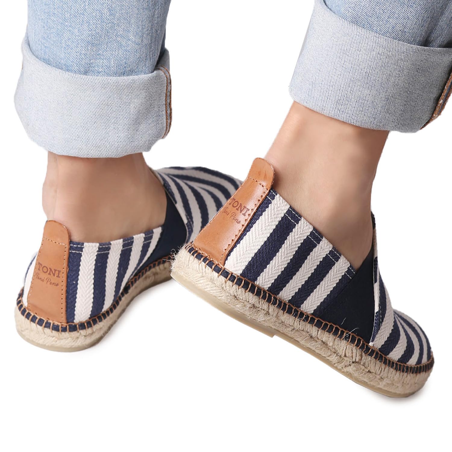 TONI PONS Dustin Espadrillas da uomo realizzata in tessuto a righe