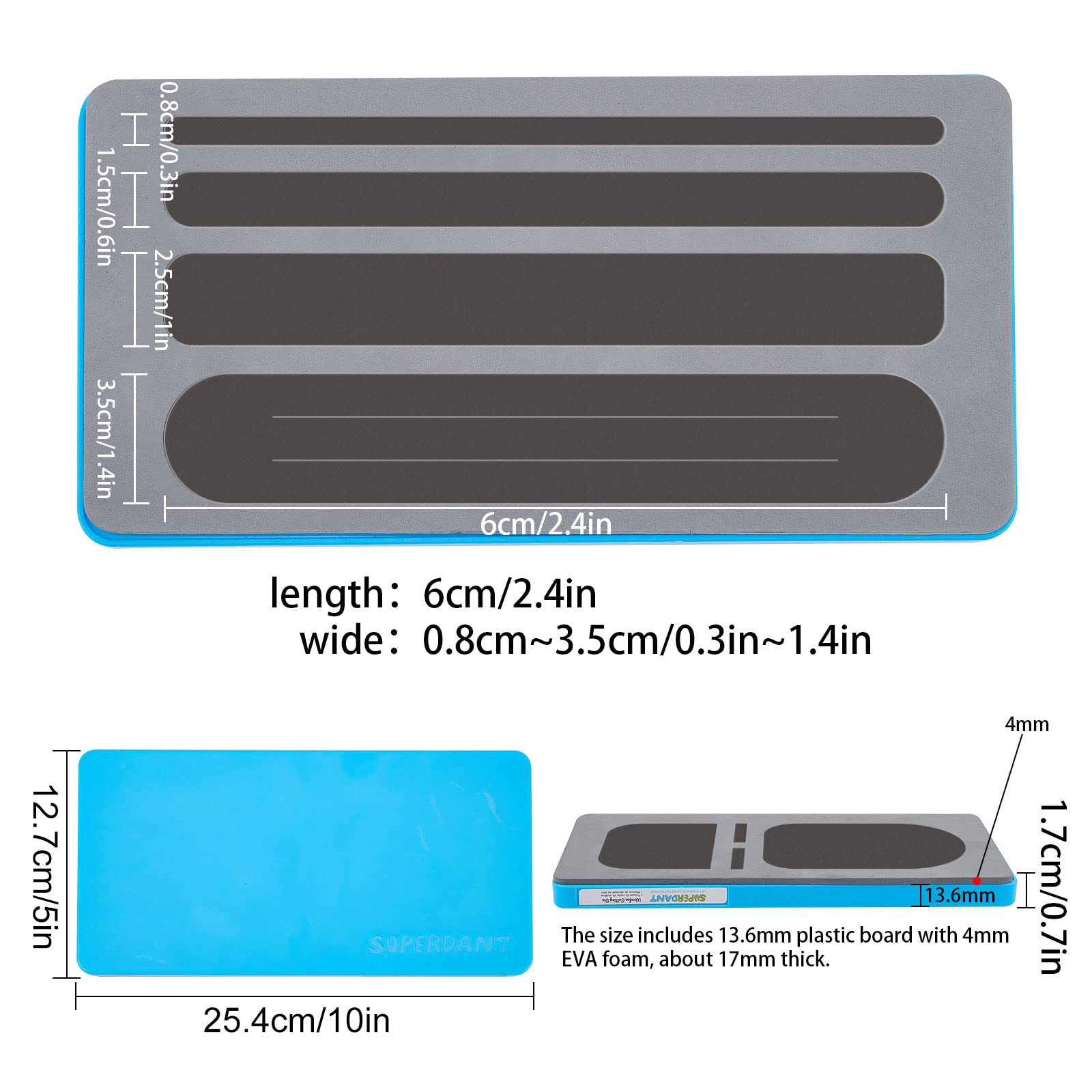 SUPERDANT DIY Craft Cutting Die - 4 Styles Bar Shape Wooden Die for Leather Fabric & Cloth - Sizzix Big Shot & AccuQuilt Compatible - Image 4