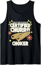 Churro Choker Exchange Raunchy Latin Roulette Adult Humor Te Tank Top