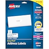 Avery Easy Peel Printable Address Labels with Sure Feed, 1