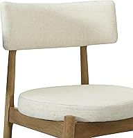 Vista 5 de Mid Century Modern Counter Stool Set of 2 Dining Chairs for Room Table and Seating Chair Sets Kitchen Bar Stools Counter Height Bar Stools,Beige