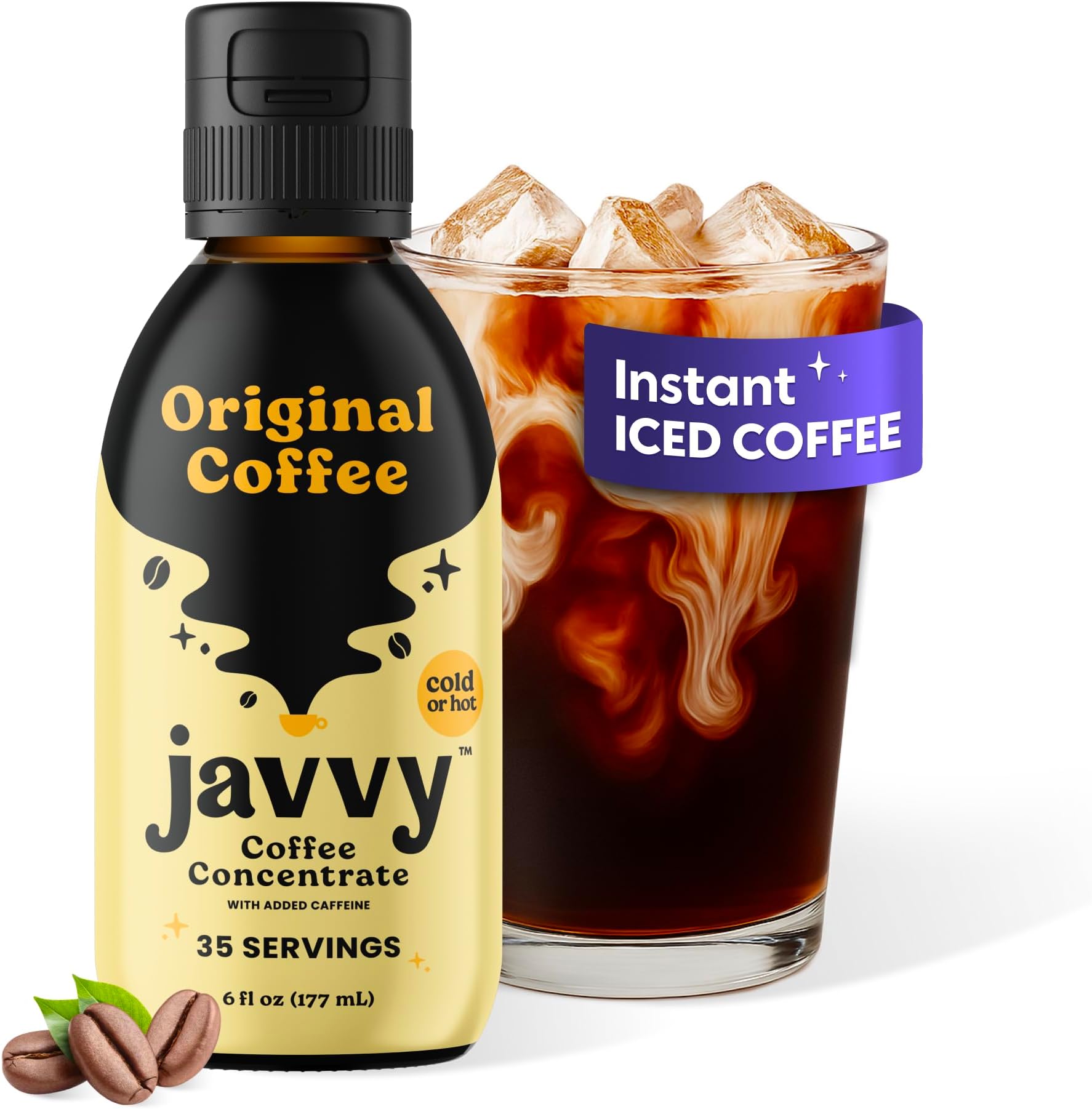 Coffee Concentrate - Cold Brew Coffee, Perfect for Hot or Iced Instant Coffees, Hot Drinks, Cold Brew Concentrate, 35 Servings – Original